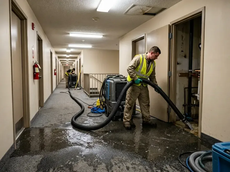 multi-unit-apartment-hallway-f-005 — frequently asked questions, Emergency Burst Pipe Water Extraction & Removal in Middlese…